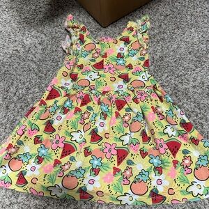 Kidgets Colorful Fruit Print Dress